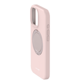 iPhone 16 Pro Max MVR Liquid Silicone Stand Case - Pink | Soft - Touch, Adjustable Kickstand image 2