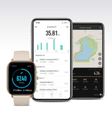 Amazfit GTS Gold Band - Fashionable Metallic Accent, Durable Material, Easy - Install Design image 3
