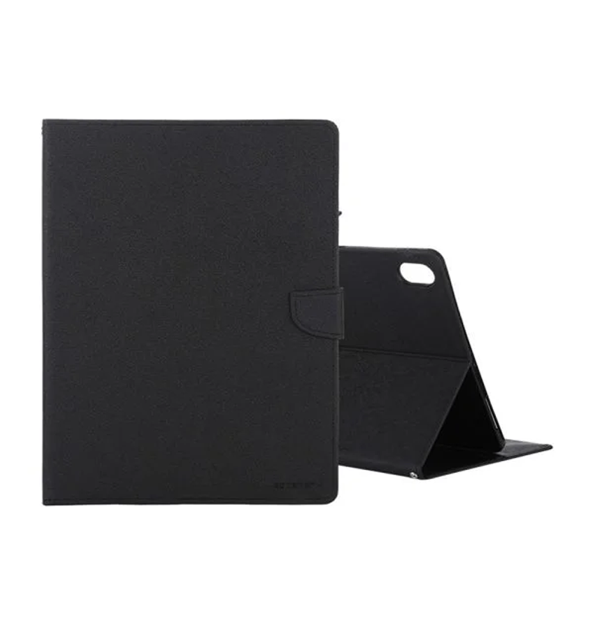 Apple iPad 10.9 (10th Gen) Mercury Fancy Diary Wallet Flip Case - Black |Shockproof Protective Cover image 0