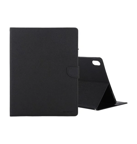 Apple iPad 10.9 (10th Gen) Mercury Fancy Diary Wallet Flip Case - Black |Shockproof Protective Cover image 0