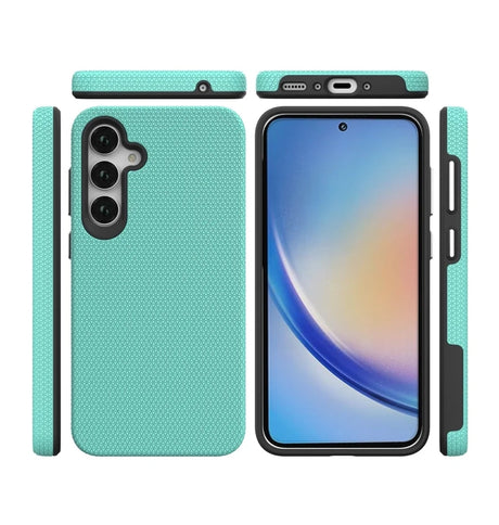 Samsung A05S Triangle Cover - Mint | Slim Shockproof Protective Case with Geometric Design & Grip Protection image 1