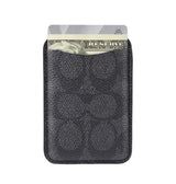 Coach MagSafe Card Holder – Signature Charcoal | Stylish & Durable iPhone Accessory with Secure Magnetic Attachment image 0