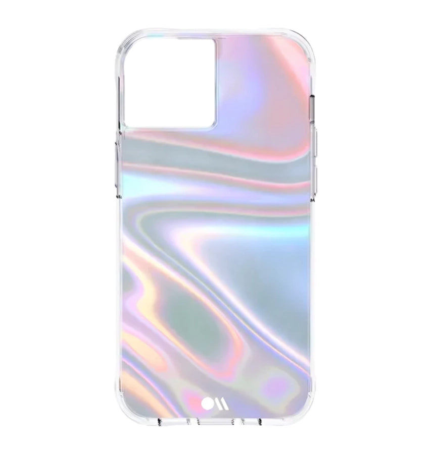 iPhone 12/12 Pro Case – Iridescent | Case-Mate Soap Bubble Cover with Glossy Finish & Impact Protection image 0