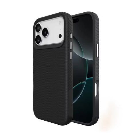 iPhone 17 Pro Max Triangle MagSafe Case – Black | Stylish Geometric Design, Slim Fit, Magnetic Charging Ready image 0