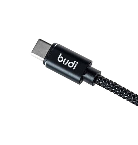 Budi Lightning Type- C Cable - Black | Model 150T/256T, MFi Certified 1.2mm Charging Cable image 0