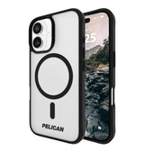 iPhone 16 Case – Clear | Pelican Protector MagSafe Cover with Military-Grade Drop Protection & Scratch Resistance image 1