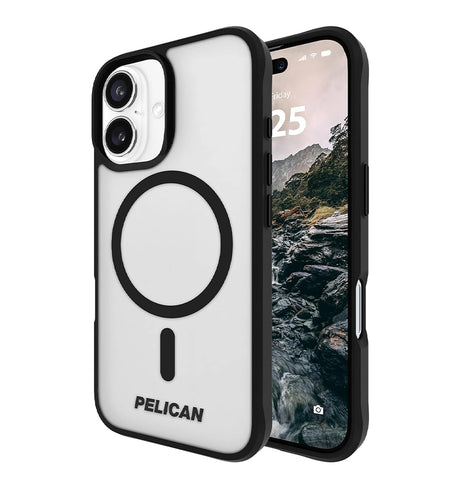 iPhone 16 Case – Clear | Pelican Protector MagSafe Cover with Military-Grade Drop Protection & Scratch Resistance image 1