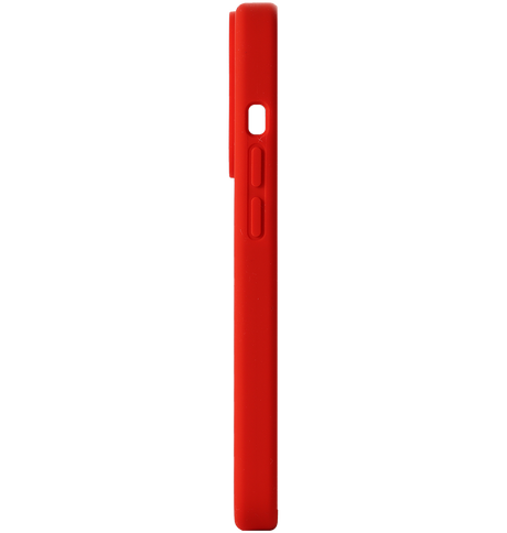 iphone 15 Pro MVR Liquid Silicone Case - Red | Soft Touch Protective Cover image 3