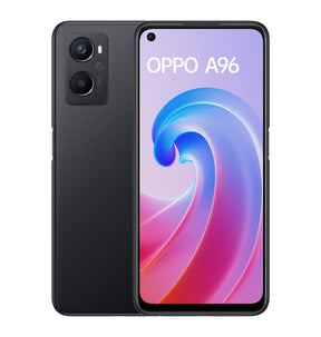 OPPO A96 Dual-SIM 128GB ROM + 8GB | 5000mAh Battery 4G Smartphone - Sky Black image 0