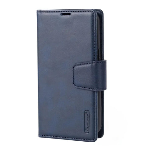 iPhone 17 Hanman Magnetic Detachable Leather Case – Navy | Detachable Wallet, Kickstand, Shockproof image 0