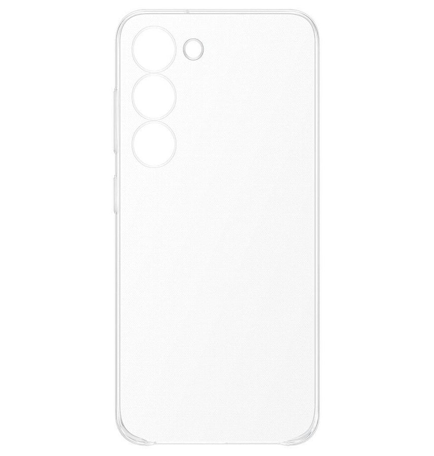 Samsung Galaxy S23 Transparent Case - Clear | Drop & Camera Protection, 2mm Hard Cover image 0