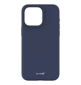 iPhone 15 Pro MVR Liquid Silicone Case - Navy | Soft Touch Protective Cover image 0