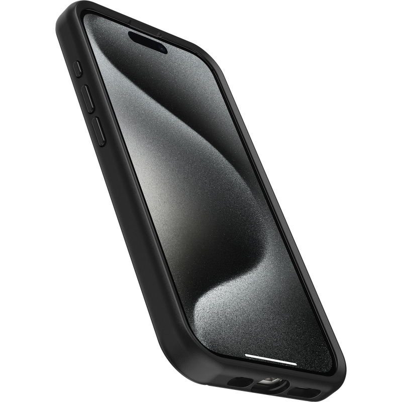 iPhone 15 Pro Magsafe Case - Black | OtterBox Symmetry Series, Soft Touch Protective Cover image 2
