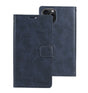 iPhone 14 Pro Wallet Case – Navy Blue | Goospery Mercury Bluemoon PU Leather with Slim Card Holder & Anti-Microbial Protectio image 0