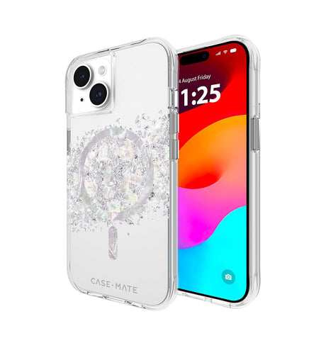 iPhone 15 Plus Case-Mate karat Magsafe Back Cover - Touch Of Pearl image 1