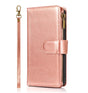 iPhone 15 Pro Zipper Wallet Case - Rose Gold | Genuine Leather with Secure Coin Pocket & 6 Card Slots image 0