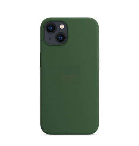 iPhone 14 Plus Silicone Case – Green | Goospery Mercury Premium Matte Finish with Shock-Absorbent Bumpers & Anti-Slip Grip image 0