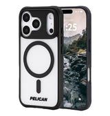 iPhone 17 Pro Case – Clear/Black Frosted | Pelican Ranger MagSafe Cover with Rugged Drop Protection & Stylish Finish image 1