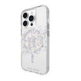 iPhone 15 Pro MagSafe Case – Pearl | Case-Mate Karat Cover – Metallic Accents, Wireless Charging Compatible image 2