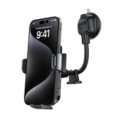 MVR Universal T9 Car Phone Holder - Black | Side Press Mount with Strong Grip image 3