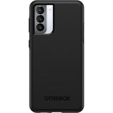 Samsung S21 Plus Case – Black | OtterBox Symmetry Series, Soft Touch Protective Cover image 1