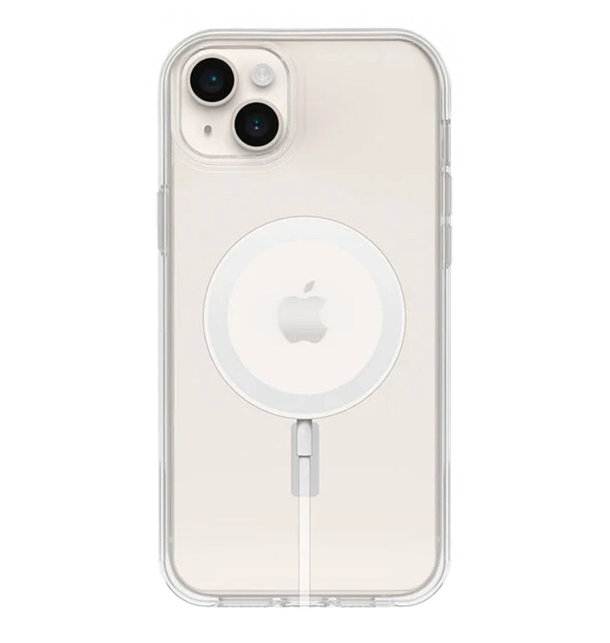 iPhone 14 Case – Clear | OtterBox Symmetry Plus Cover with Sleek Design & Drop Protection image 0