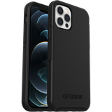 iPhone 12/12 Pro Case – Black | OtterBox Symmetry Series, Soft Touch Protective Cover image 2