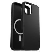 iPhone 16 Magsafe Case – Black | OtterBox Symmetry Series Slim Design, MagSafe Compatible image 0