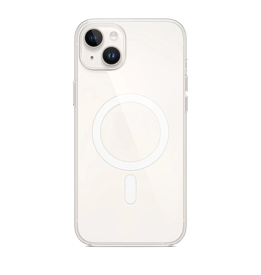 iPhone 14 Plus Magsafe Case - Clear | Shockproof Protection, Wireless Charging Compatible 2mm Hard Back Cover image 0