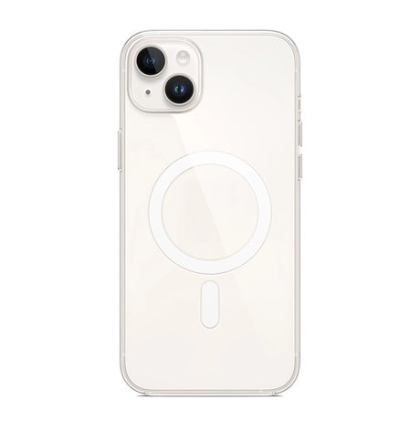 iPhone 14 Plus Magsafe Case - Clear | Shockproof Protection, Wireless Charging Compatible 2mm Hard Back Cover image 0