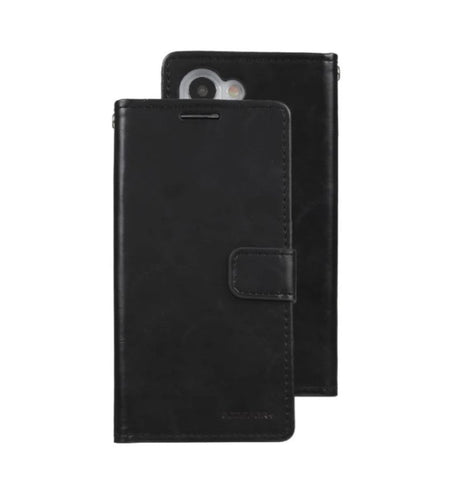 Samsung Galaxy S24 Mercury Bluemoon Wallet Case - Black | Scratch-Resistant, Perfect Fit Design image 0