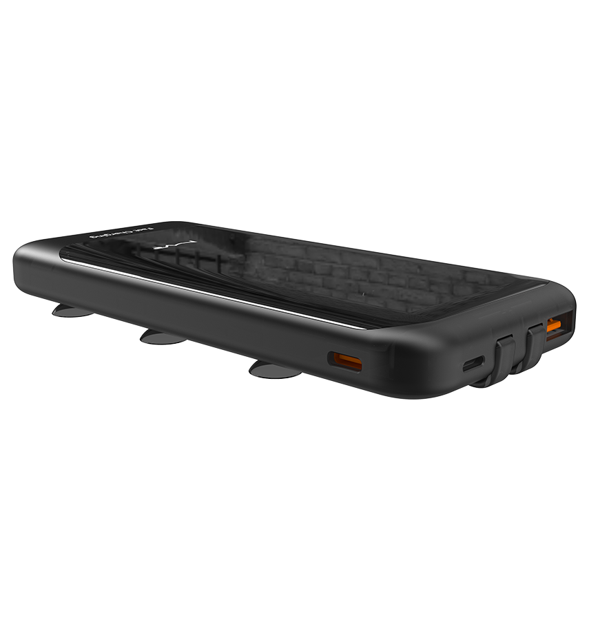 MVR Rapid 10S Power Bank - 10000mAh | 20W USB - C Fast Charging, Slim & Portable (Black) image 5