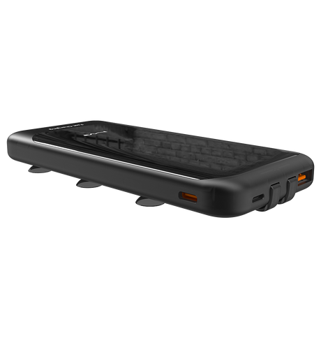 MVR Rapid 10S Power Bank - 10000mAh | 20W USB - C Fast Charging, Slim & Portable (Black) image 5