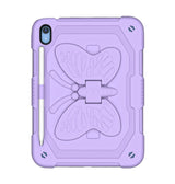 iPad 10.9 Survivor Generic with Butterfly Case – Lavender | Protective Cover with Slim, Durable & Stylish Design image 0