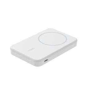 Belkin BoostCharge Qi2 15W 5K Magnetic Power Bank - White(BPD006BTWH), 2xUSB-C, 1M USB-C to USB-C Cable, 15W Total Power image 0