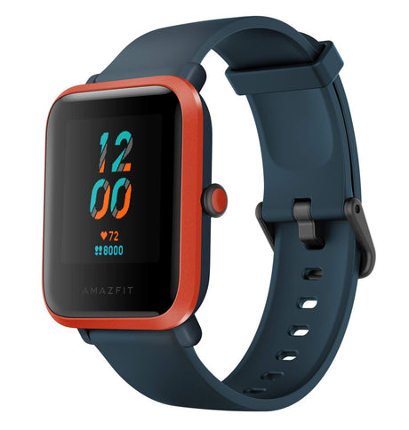 Amazfit Bip S Smartwatch – Red/Orange | 40-Day Battery Life, GPS, Always-On Color Display, 5ATM Waterproof image 0