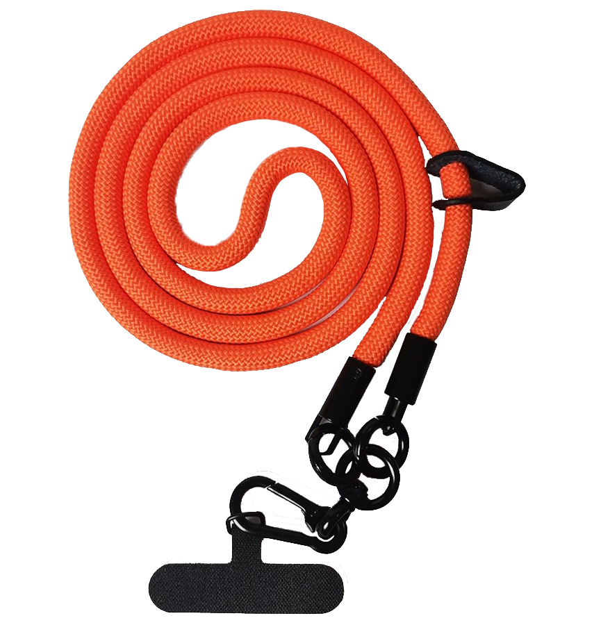 Universal Phone Lanyard - Orange | Detachable Phone Strap For Smartphones image 0