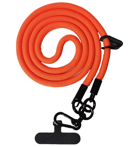 Universal Phone Lanyard - Orange | Detachable Phone Strap For Smartphones image 0