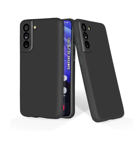 Samsung S21 FE Mercury Soft Feeling Case - Black | Slim Protective Cover with Comfortable Grip & Shock Resistance image 1