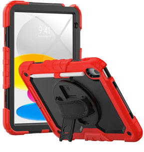 Apple iPad Mini (4th/5th Gen) Case - Red | Survivor Generic Rugged Case with Hand Strap, Shockproof & Scratch - Resistant Protective Cover image 0