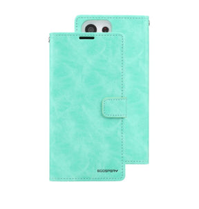 Samsung Galaxy S23 Plus Mercury Bluemoon Diary Wallet Flip Case - Mint Green | Shockproof Protective Cover image 0