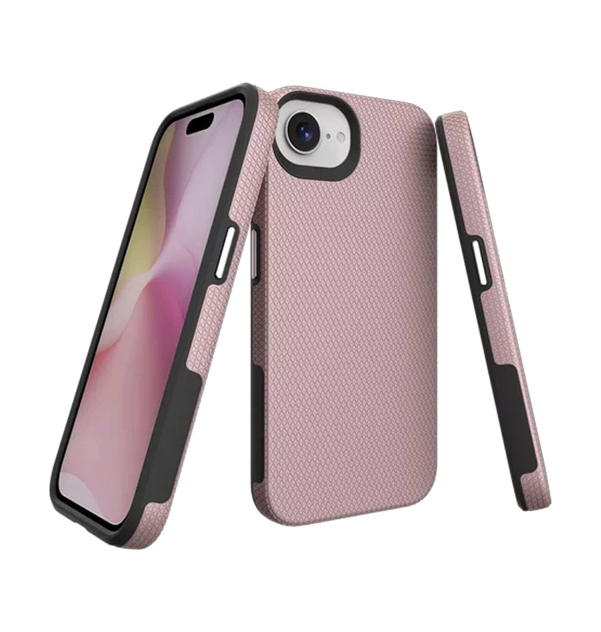 iPhone 16E Triangle MagSafe Case - Rose Gold | Slim Protective Cover with Strong Magnetic Grip & Durable Design image 1