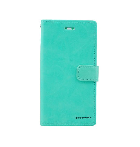 Samsung S25 Mercury Bluemoon Diary Case - Mint | Flip Cover with Card Slots & Full Protection image 0