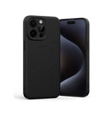 iPhone 14 Pro Silicone Case – Black | Goospery Mercury Ultra-Soft Microfiber Lining with Everyday Drop Protection image 0