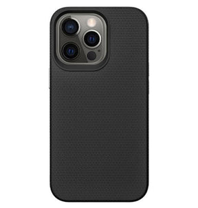 iPhone 15 Pro Max Triangle Pattern MagSafe Case - Black | Rugged Shockproof Back Cover image 0