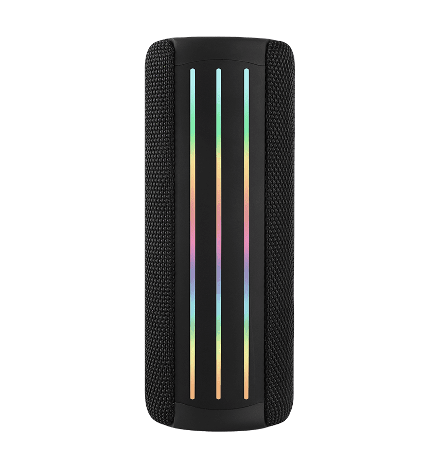 MVR Max HD Party Speaker - Black | 16W Loud Stereo Sound, RGB Lights, 24H Battery & Bluetooth 5.3 image 0
