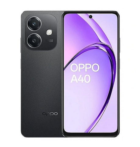 Oppo A40 - Sparkle Black | 6GB RAM + 128GB ROM, 5100 mAh Battery Smartphone image 0
