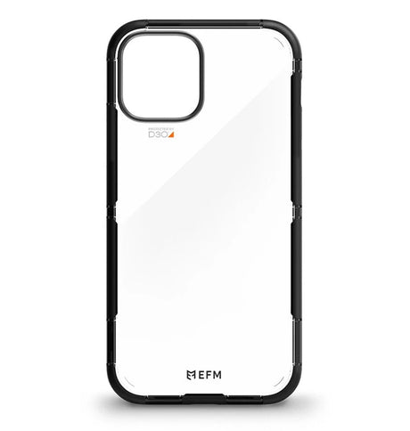 iPhone 12/12 Pro Case – Black/Space Grey | EFM Cayman D30 Armour Cover with 5G Signal Friendly Protection & Shock Absorption image 0