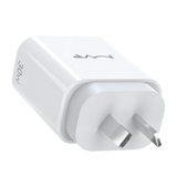 MVR 30W Wall Adapter - White | USB - C Ports, SUPPORTS PD 3.0 & QC 3.0 image 4