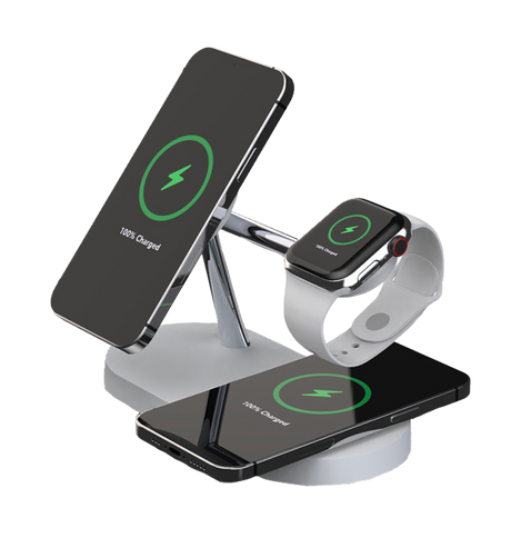 MVR 4 – in – 1 Wireless Charging Station - Black | MagSafe Compatible Charger image 3
